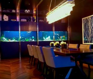 NY restaurant aquariums